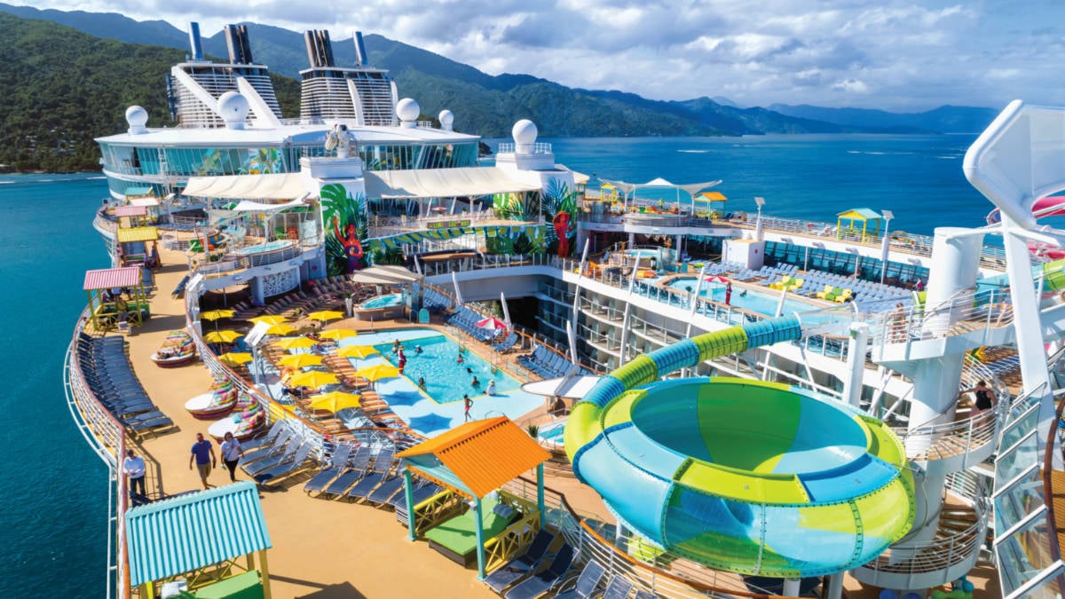 Allure of the Seas Caribbean Pool Deck