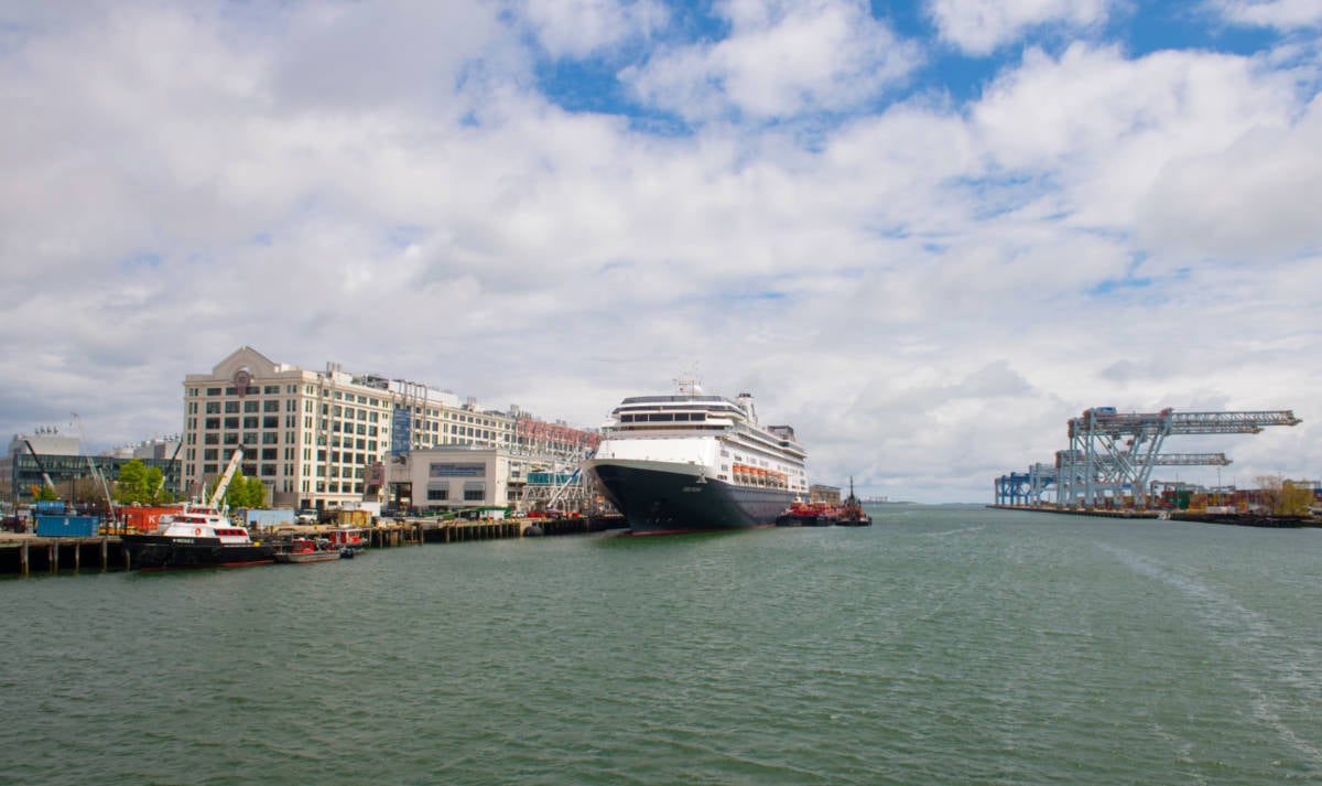 View of Boston Cruise Port