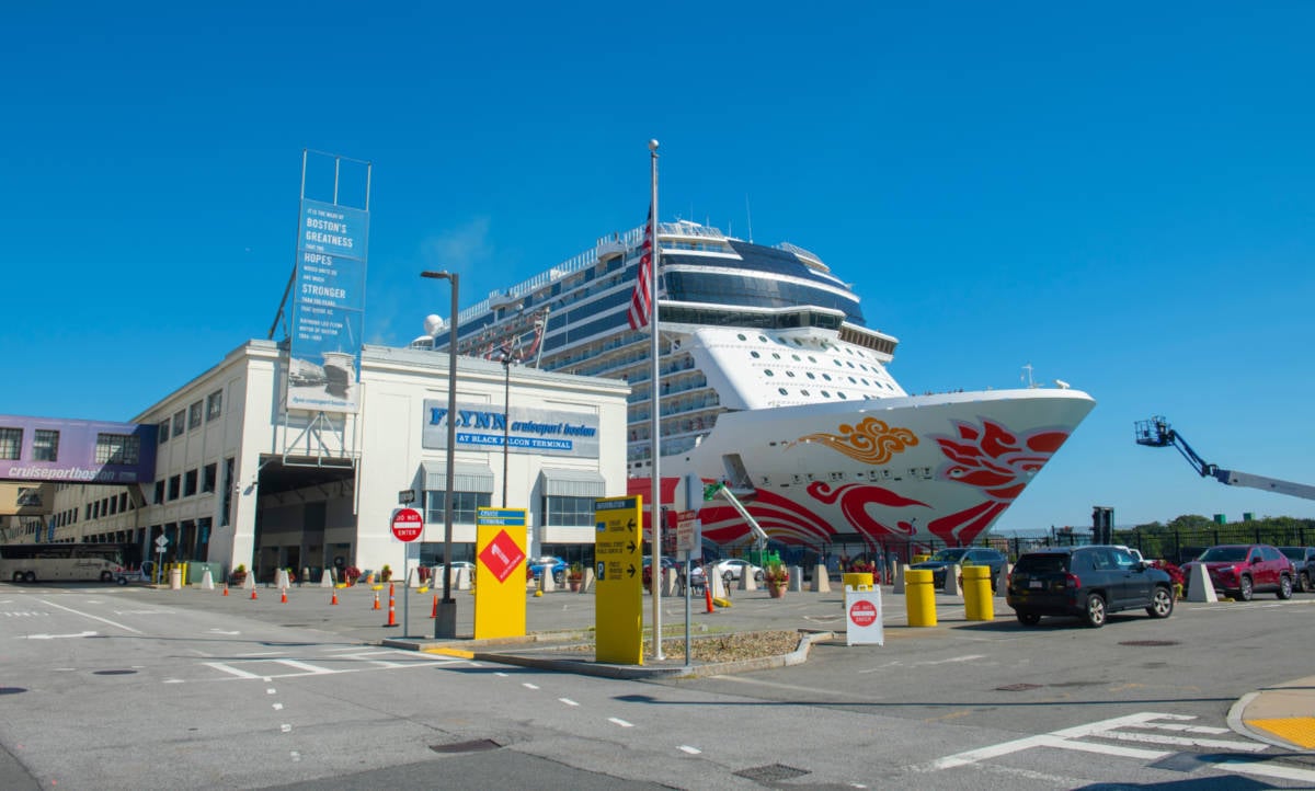 Norwegian Joy Docked in Boston