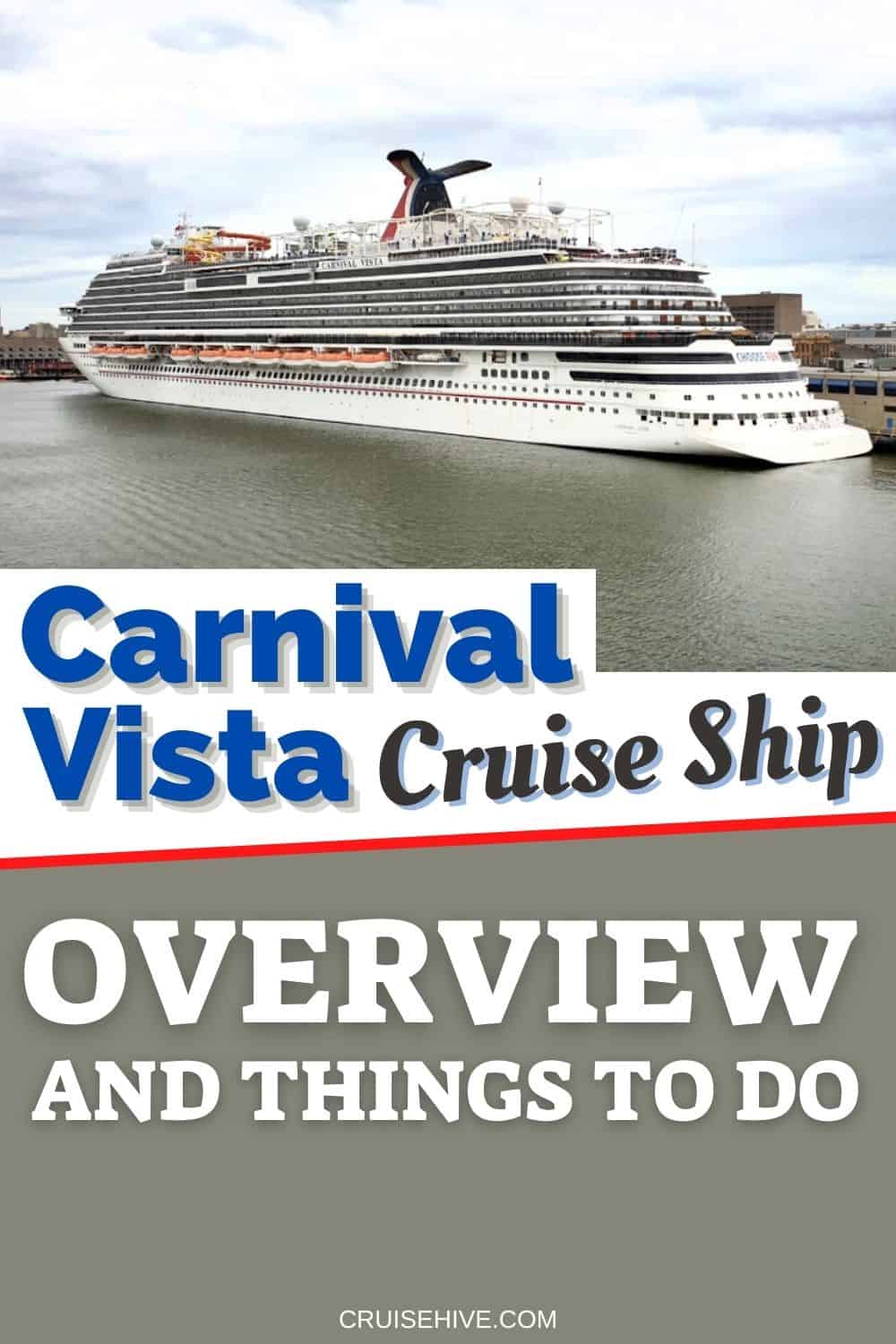 Carnival Vista Cruise Ship