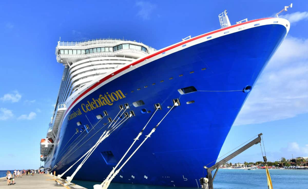 Carnival Celebration Cruise Ship in Grand Turk