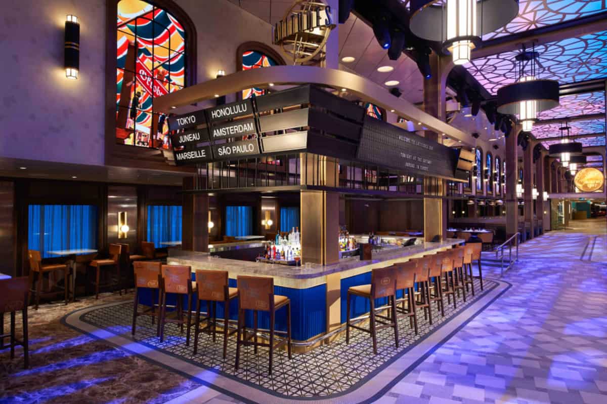 Latitudes Bar in The Gateway Zone on Carnival Celebration