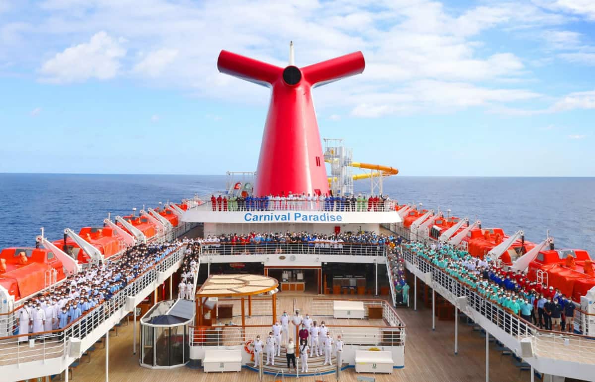 Carnival Paradise Lido Deck
