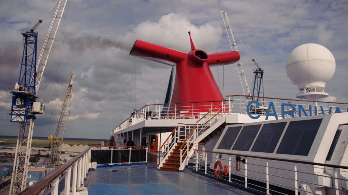 Carnival Splendor Dry Dock in Freeport, Bahamas