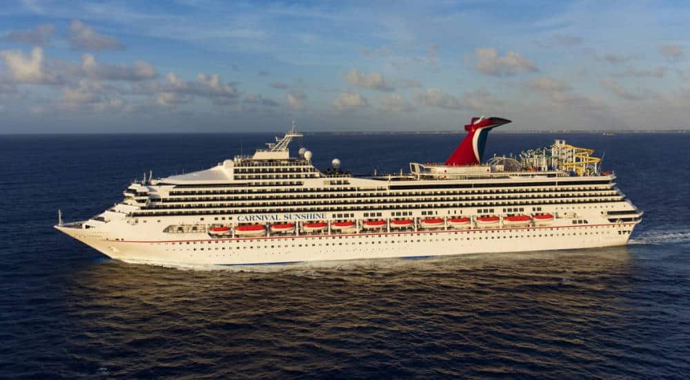 Carnival Sunshine at Sea
