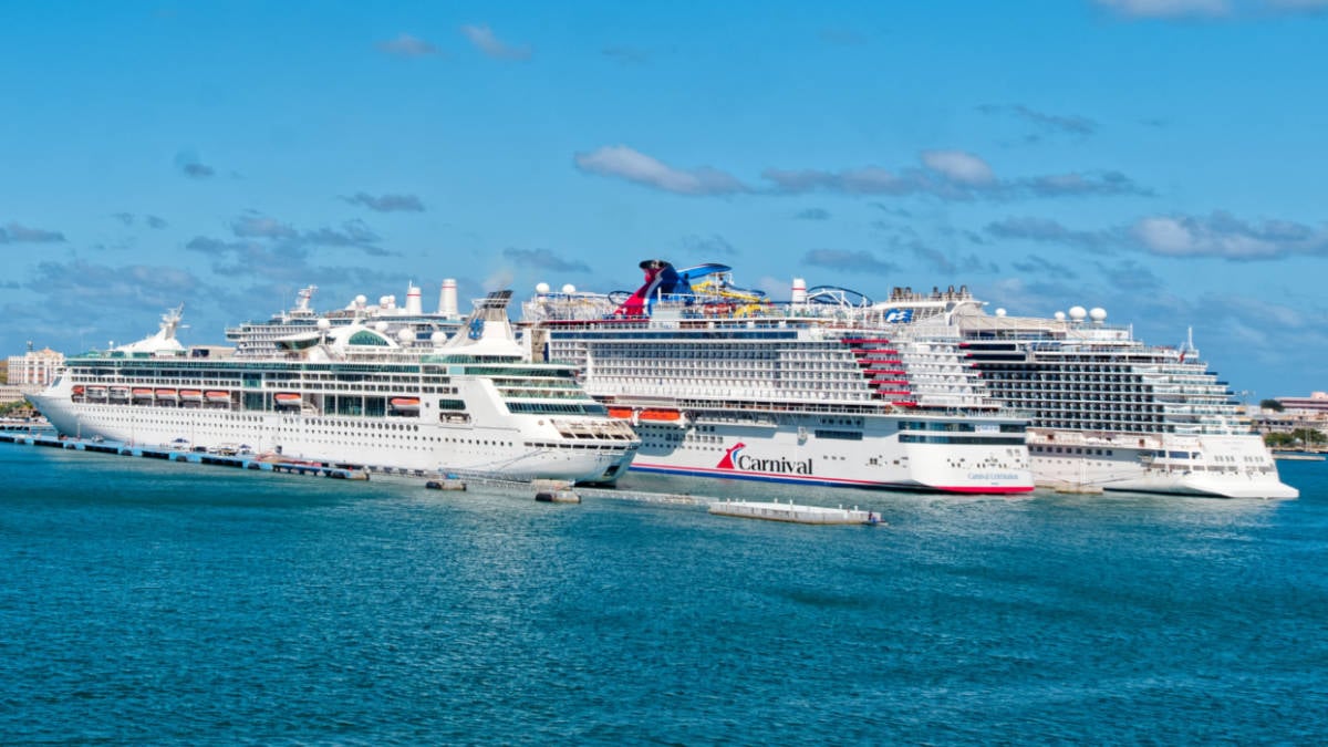 Cruise Ships Docked in San Juan, Puerto Rico