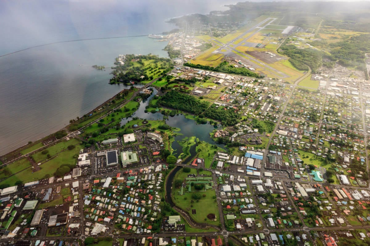 View of Hilo, Hawaii