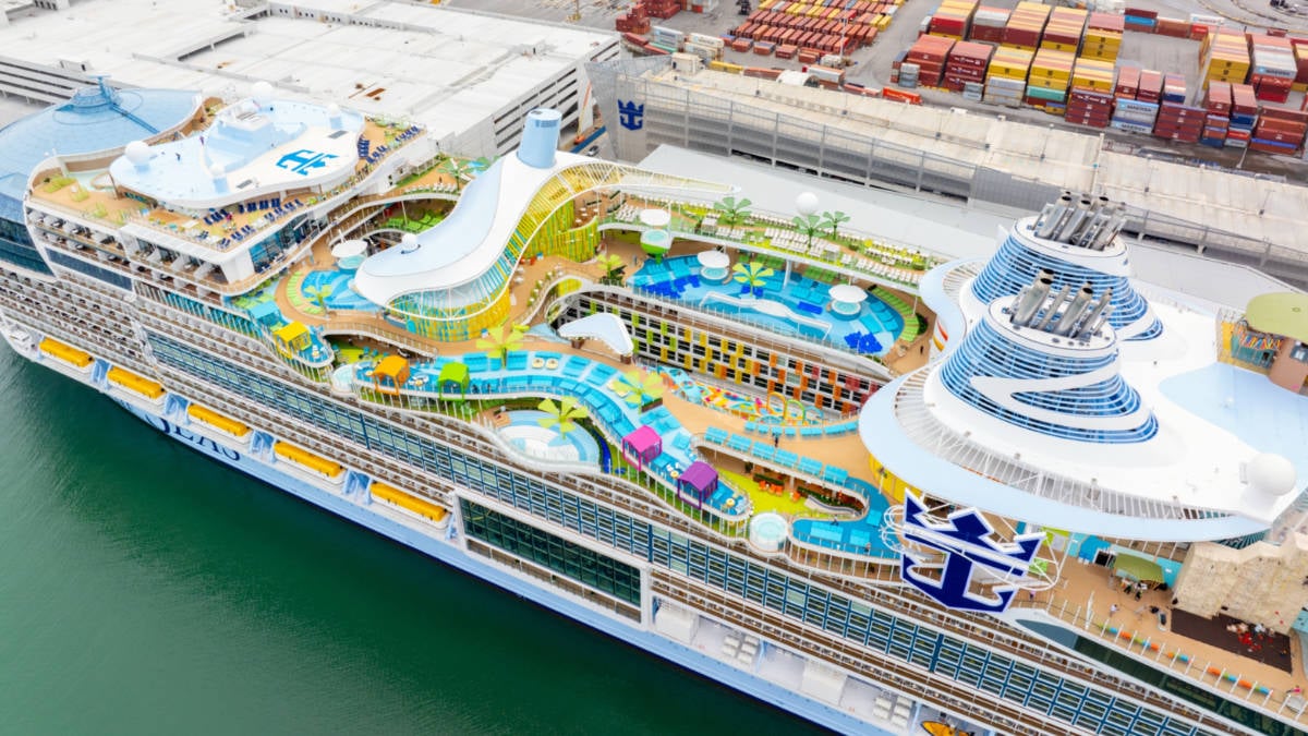 Royal Caribbean's Icon of the Seas Docked in Miami