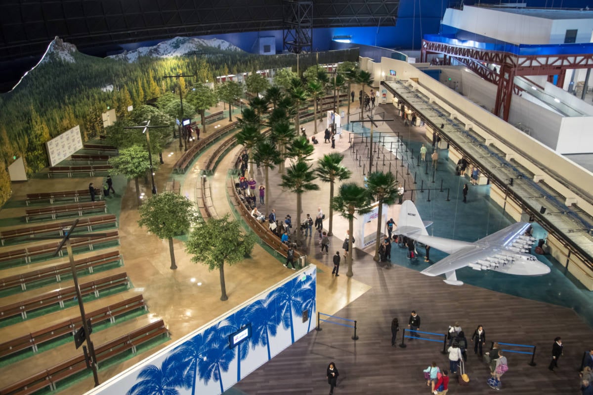 Interior of Long Beach Cruise Terminal