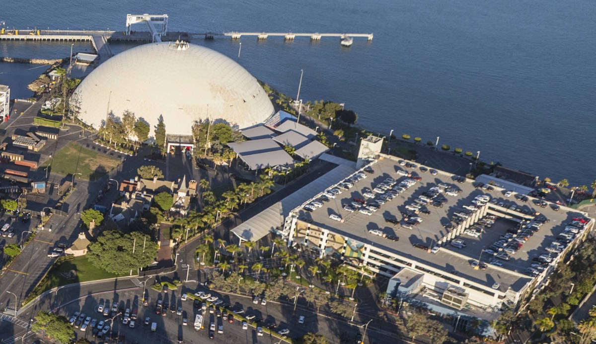 Cruise Parking Overview at Long beach Port