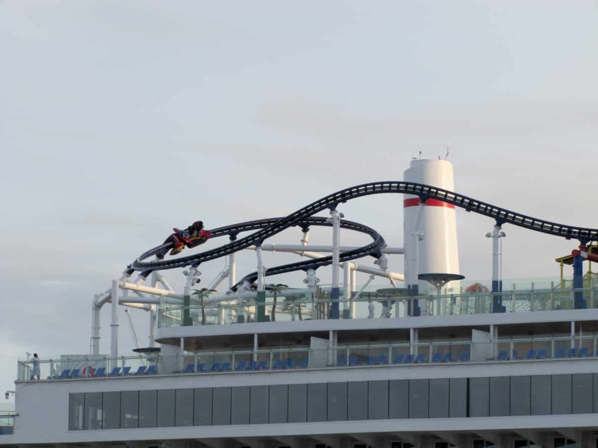 Mardi Gras BOLT Roller Coaster