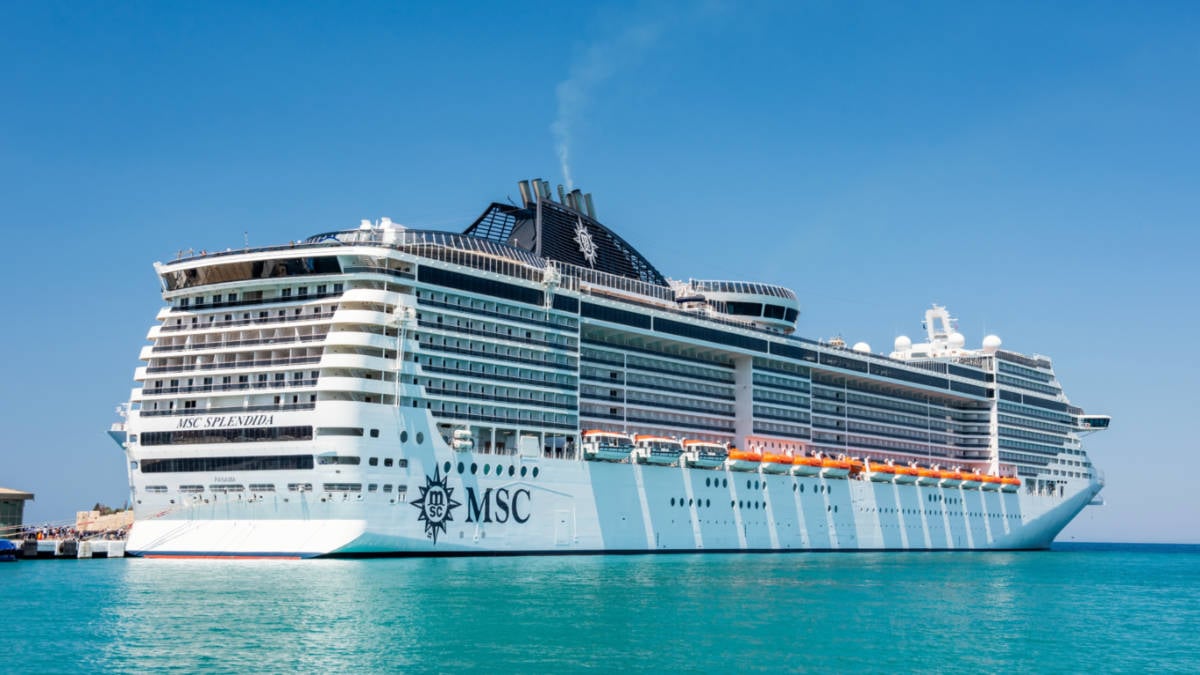 MSC Splendida Cruise Ship