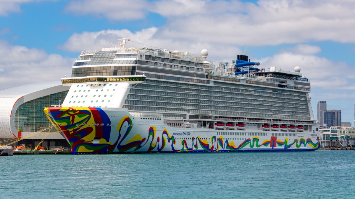 Norwegian Encore Cruise Ship in Miami