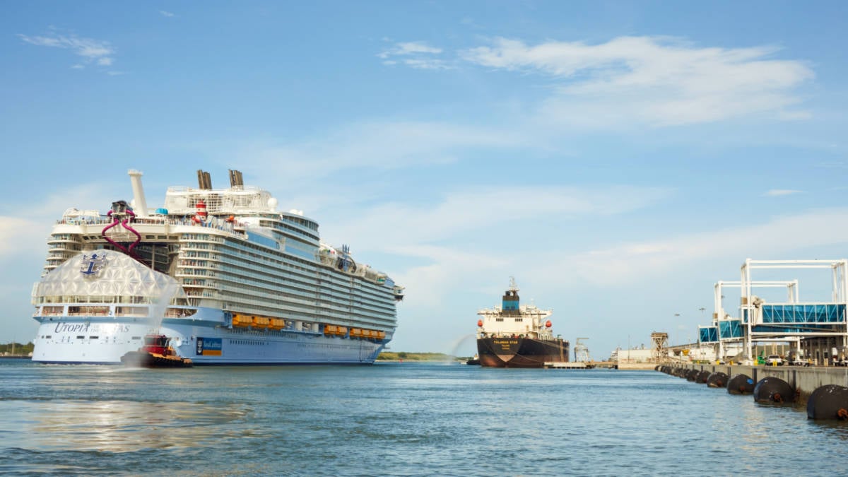 Utopia of the Seas in Port Canaveral, Florida