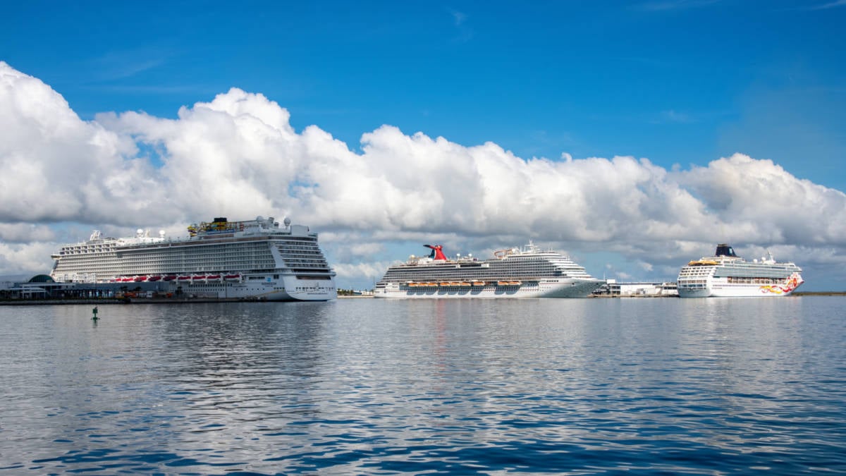 Cruise Ships Docked in Port Canaveral