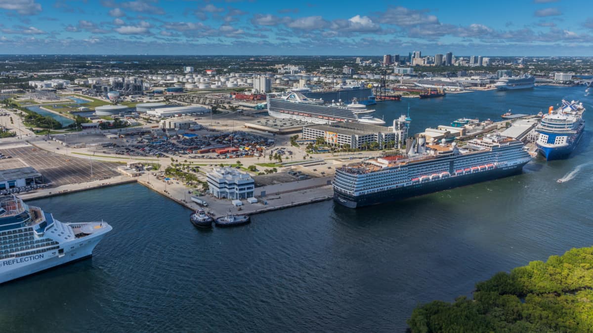 Cruise Ships in Port Everglades