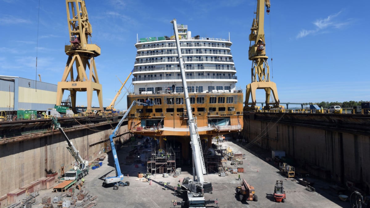 Carnival Pride Dry Dock
