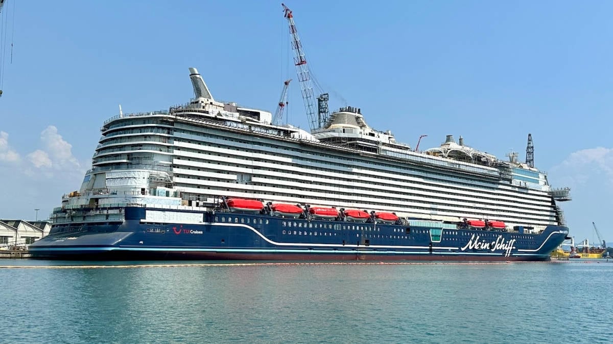 Mein Schiff Relax at Monfalcone Shipyard