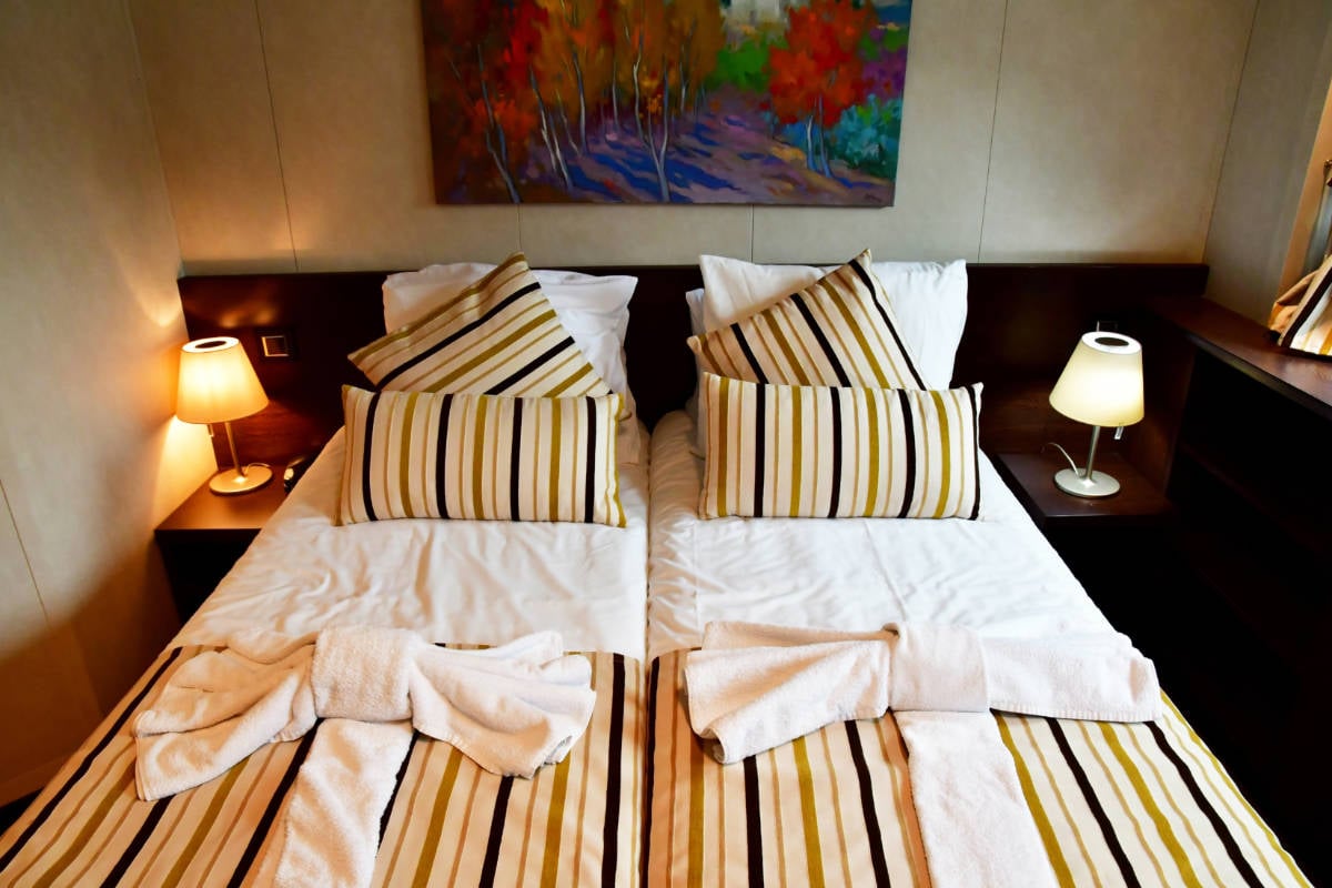 River Cruise Ship Cabin
