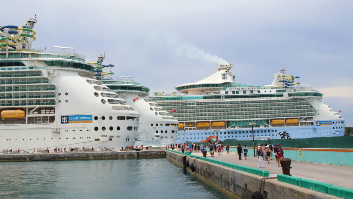 Royal Caribbean Cruise Ships in Nassau, Bahamas