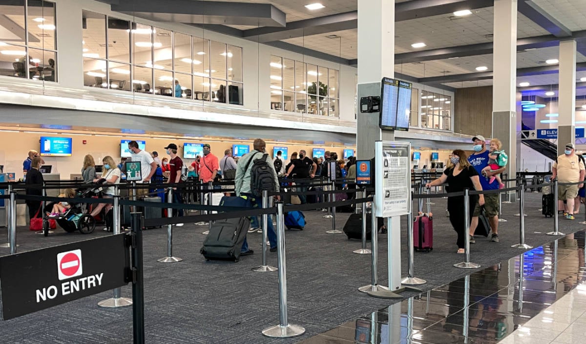 Check-In at Sanford Airport