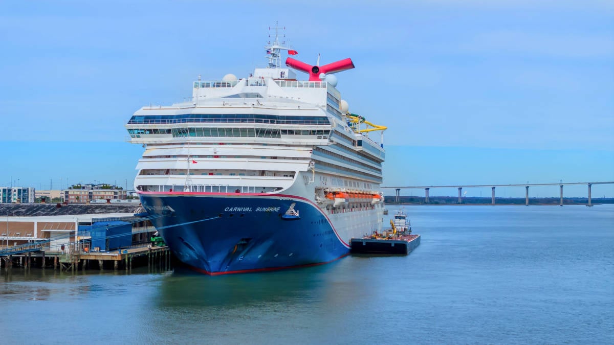 Carnival Sunshine in Charleston