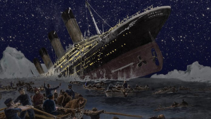 Did the titanic break in half