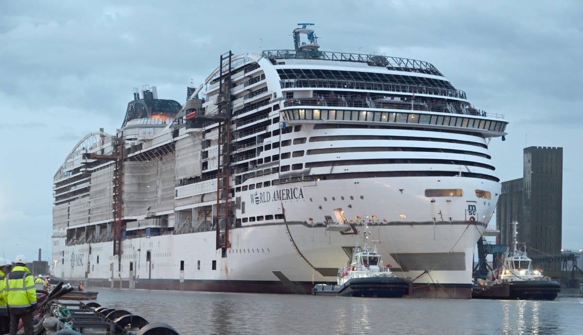 MSC World America Float Out